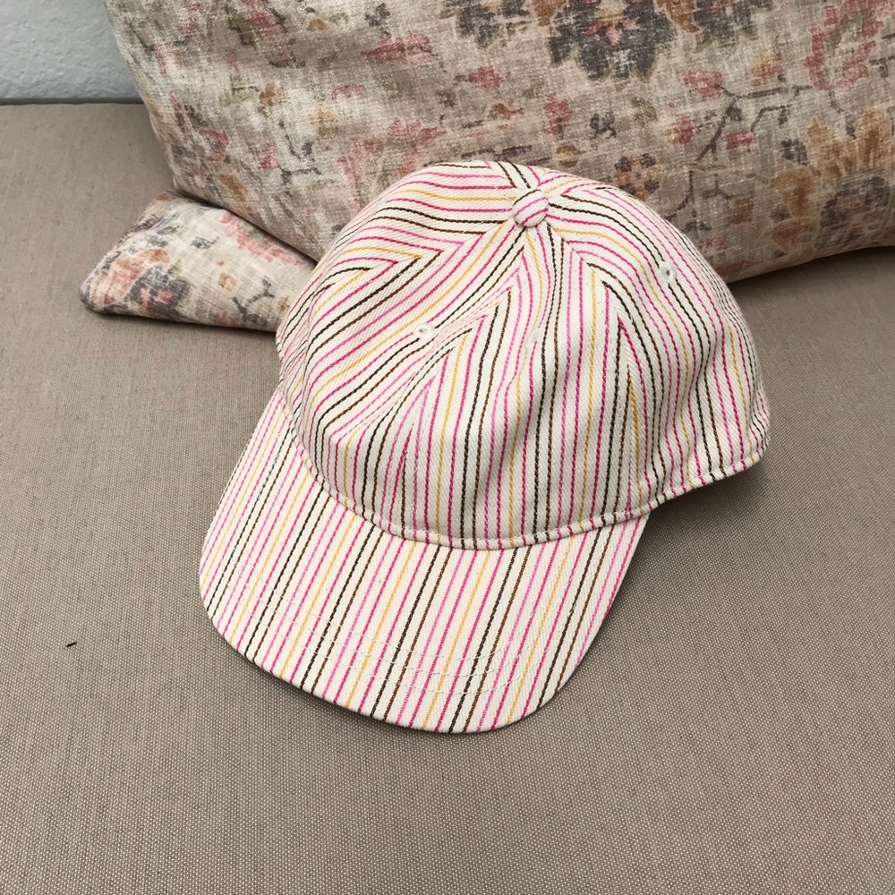 Madewell stripe cap baseball hat